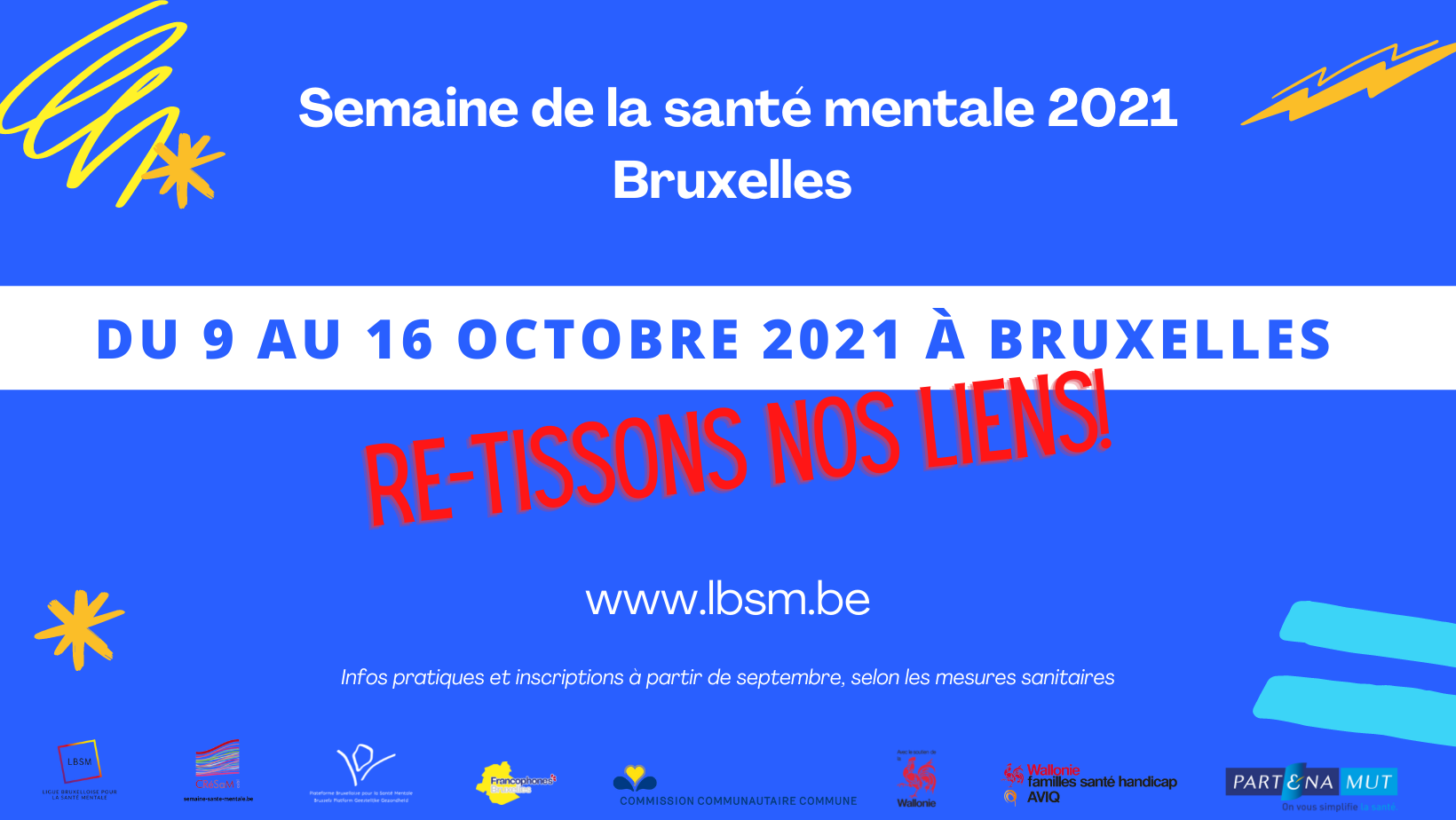 La semaine de la santé mentale commence demain!